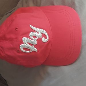 NY New York Hat Cap Elidan Corp Adjustable Embroidered Pink Bling